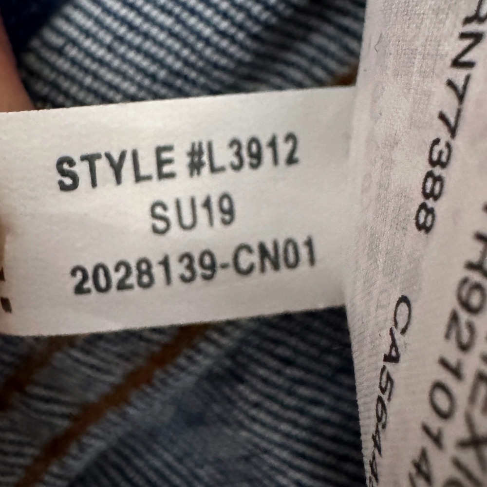 Madewell The Perfect Vintage Crop Jean High Rise Blue Size 24 Tapered Leg Denim - Picture 9 of 10